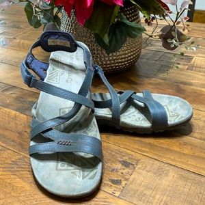 Merrell blue sandals size 8